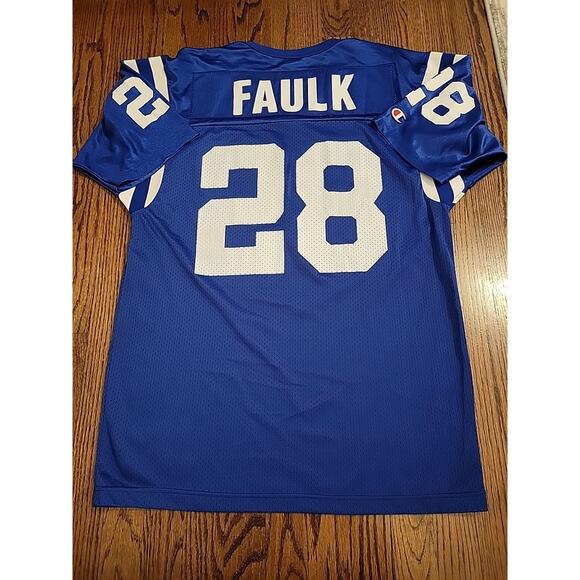 Champion Marshall Faulk Indianapolis Colts Jersey Mens Size Large 44 Football - Picture 8 of 9